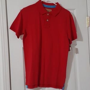 Red camel dress shirt